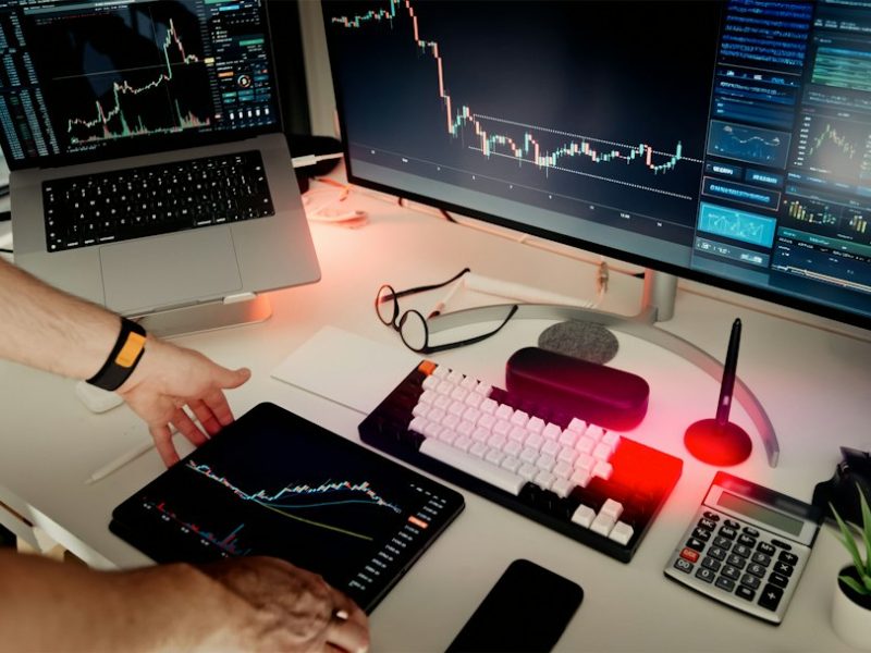 Cryptocurrency charts and analysis interface used as a featured visual for the LLM and RAG crypto intelligence prototype